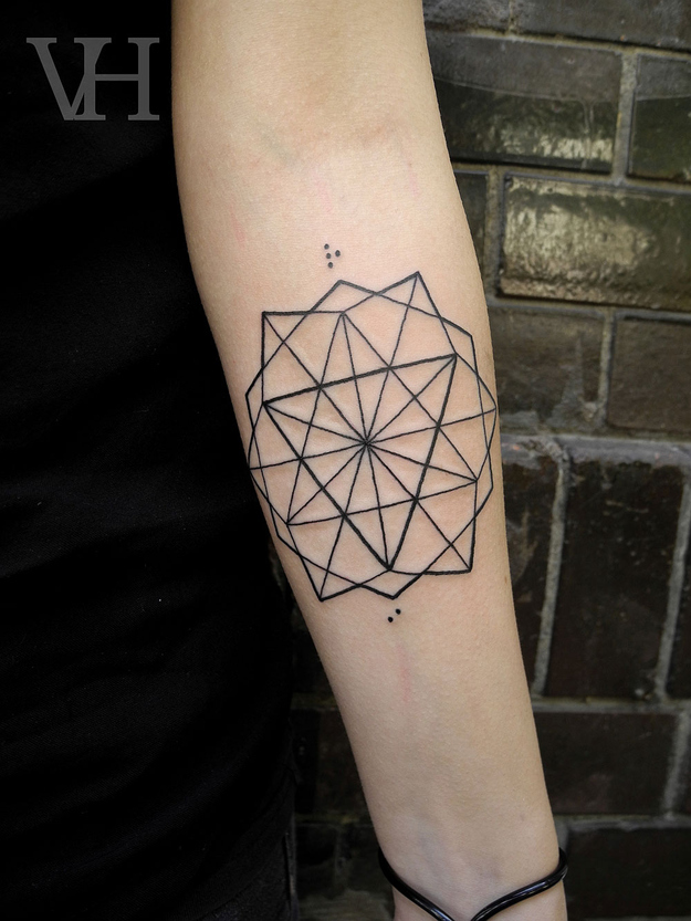 Photo:  geometric tattoo 004